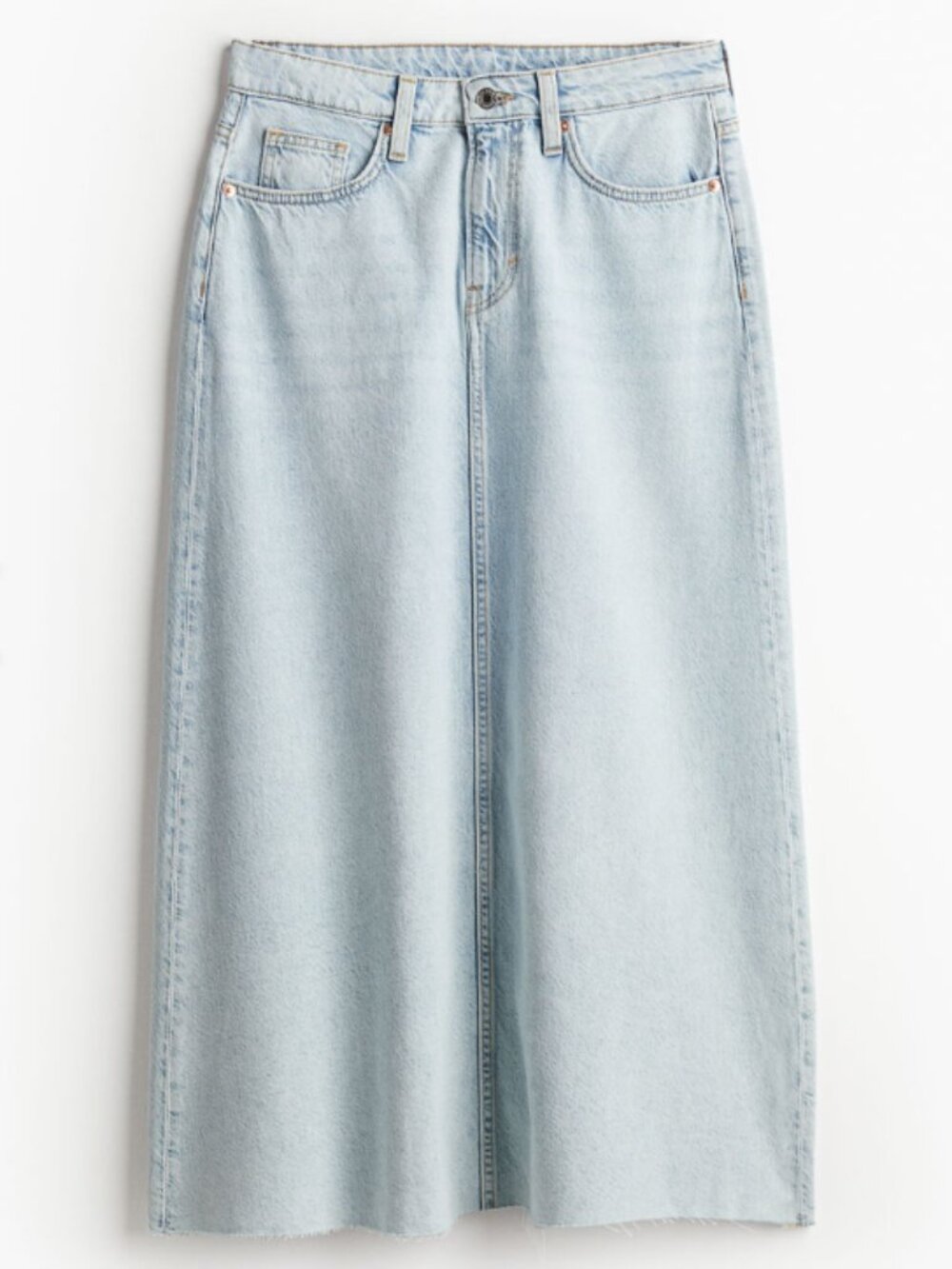 H&M | Feather Soft Denim skirt